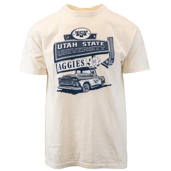 Utah State Aggies Retro Truck T-Shirt